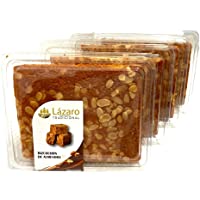 Los mejores  - Lázaro Bizcocho Tradicional de Almendras 350 g Pack de 4 Unidades. Bizcocho Artesanal con una cortina de almendras…